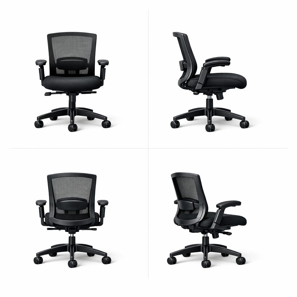 BestOffice Mid-Back Ergonomic Chair