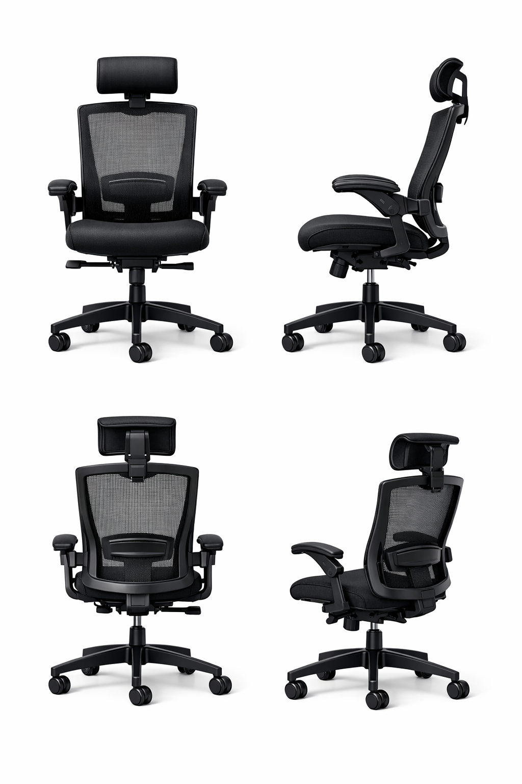 GABRYLLY Ergonomic High-Back Mesh Office Chair